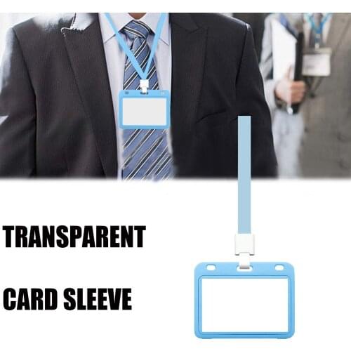 1/2/5pc Waterproof Vaccination Card Protector Holder 4 X 3 Inche With Lanyard Immunization Record Badge Card Case Porte-cartes