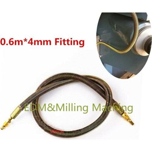 1PC High Quality Metal Spring Cloth Sheath Hose Milling Machine Oil Tube Line 4mm For Bridgeport C44 DURABLE New