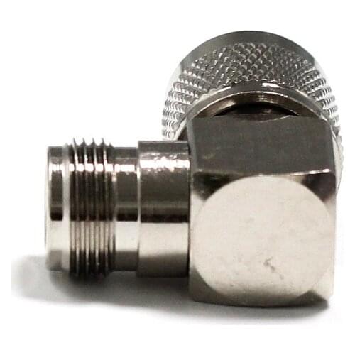 1pc UHF Male Plug switch N Female Jack RF Coax Adapter convertor Right Angle Nickelplated NEW wholesale