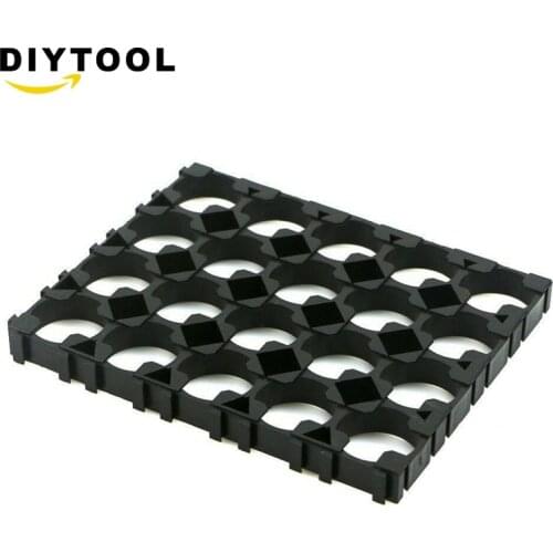 10PCS 18650 Battery 4x5 Cell Spacer Strahlend Shell Pack Plastic Heat Halter Bra