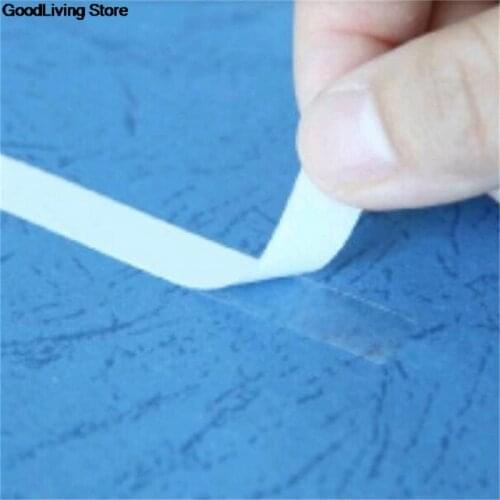 2 Rolls Hot Double Faced Powerful Adhesive Tape paper Double Sided Tape For Mounting Fixing Pad Sticky
