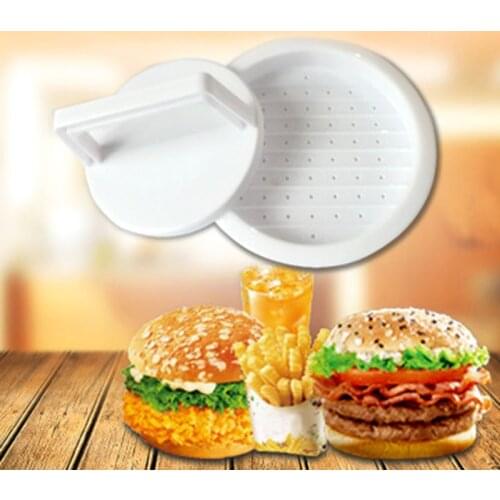 Useful 2PCS/set Wholesale Kitchen Tool Hamburger Maker Mold Meat Press Tools Patty Makers