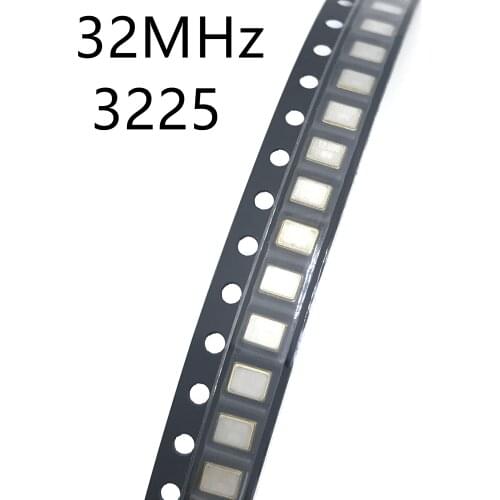 20pcs 3225 32M 32.000MHZ 32MHZ SMD CHIP SMT passive crystal resonator ZJ