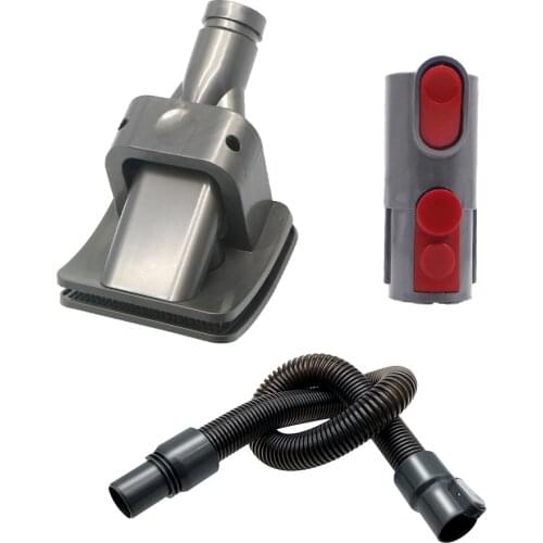 3pcs Replacement Extension Hose and Dog Pet Tool Brush adapter For Dyson Vacuum DC31 DC34 DC35 DC44 DC58 DC59 V6 V7 V8