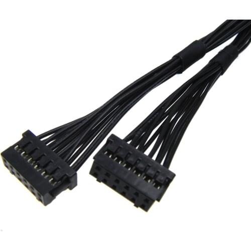 30CM 26awg DF11 Series 12 Position DF11-12DS-2C Housing Connector Black 0.079" (2.00mm) 2MM 2.0mm Pitch Electrical Wire harness