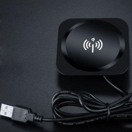 6cm Grommet Hole Office In-Desk Mounting Fast Wireless Charger for iphone 11 XS