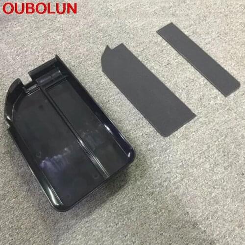 OUBOLUN Interior Accessories For Toyota Camry XV70 2018 ABS Plastic Front Seat Center Armrest Storage Box Container Trim RHD