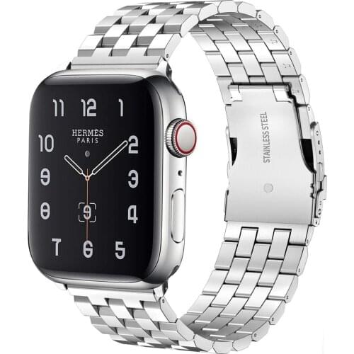 Bracelet for Apple Watch 6 SE Bands 44mm 42mm 40mm 38mm Stainless Steel Metal Replacement Band for iWatch Series 5/4/3/2/1 Strap