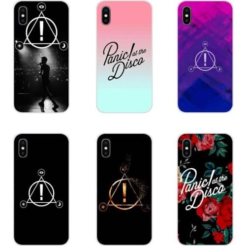 For Xiaomi Mi4 Mi5 Mi5S Mi6 Mi A1 A2 A3 5X 6X 8 CC 9 T Lite SE Pro Accessories Phone Cases Covers Panic At The Disco Bands