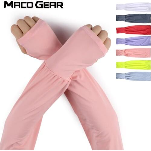 Women Sun UV Protection Arm Warmer Detachable Sleeves Basketball Cycling Cuffs Volleyball Running Armbands Loose Sleeve Arm