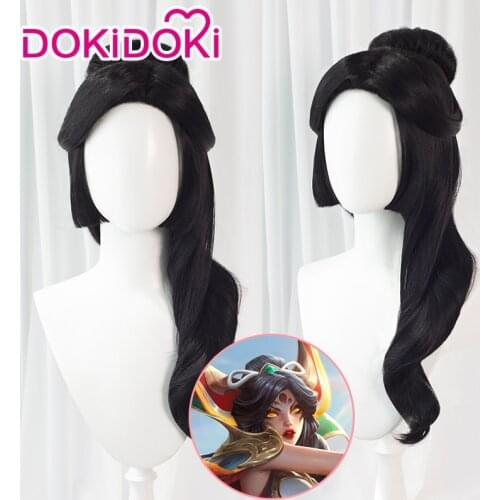 DokiDoki Game League of Legend Cosplay Brave Phoenix Xayah Heat Resistant Hight LOL League of Legends Halloween Xaya Wig