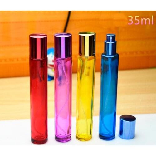 Capacity 35ml 100pcs/lot Empty bottles of perfume points bottling portable spray bottle packing perfume vials,mini glass bottle
