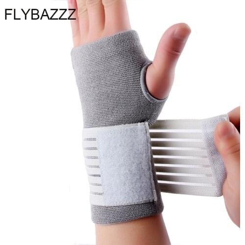 FLYBAZZZ Professional Adjustable Wristband Elastic Sports Safety Carpal Tunnel Tennis Wrist Bandage Brace Support Free Shipping