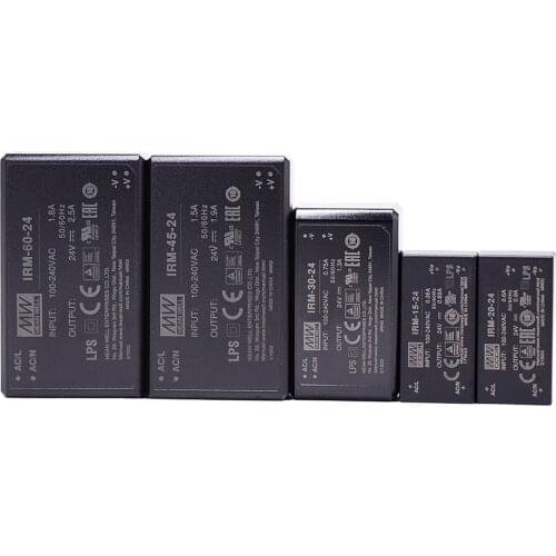 IRM-15/20/30/45/60/90 meanwell power supply ac dc 3.3/5/12/15/24/48V Isolation Class2 FOR Industrial