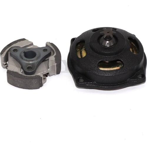 Clutch housing drum gearbox 25H 6T sprocket for 47cc 49cc pocket bicycle mini 4WD ATV Minimoto scooter Buggy Go kart