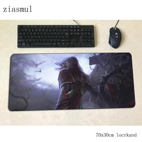 Castlevania mouse pad wrist rest Computer mat 700x300x3mm gaming mousepad large cute anime padmouse keyboard games pc gamer desk