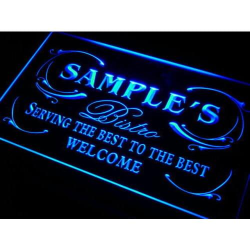 Pt-tm Name Personalized Custom Best Bistro Custom Neon Light Light Signs