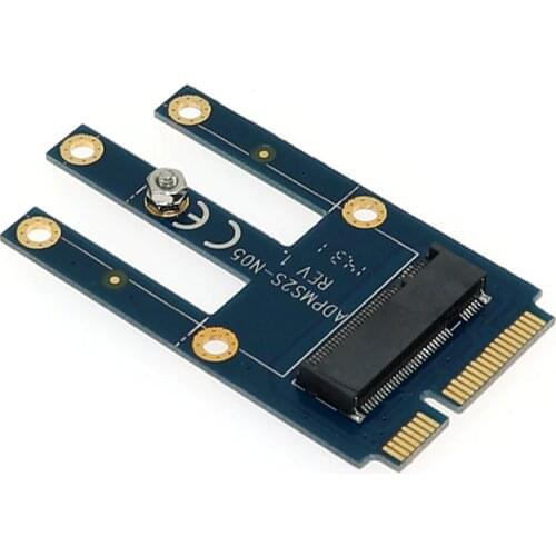 NGFF M.2 Key B To Mini PCIe Mini PCI-E Adapter For 3G 4G Moudle M2 to mini pcie for ME906E MU736 EM7345 ME936 EM7455