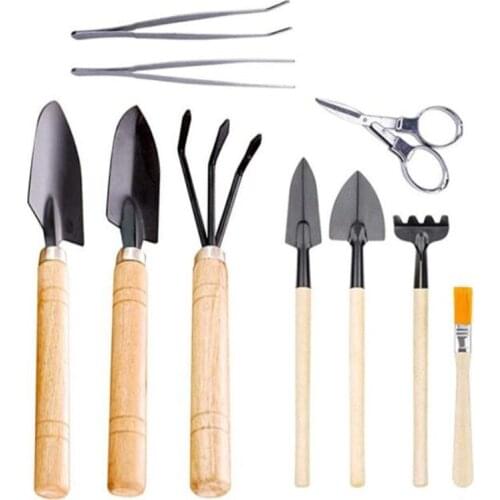 New 10-Piece Set Of Succulent Planting Tools Gardening Landscape Potted Scissors And Shovel Mini Tool Set