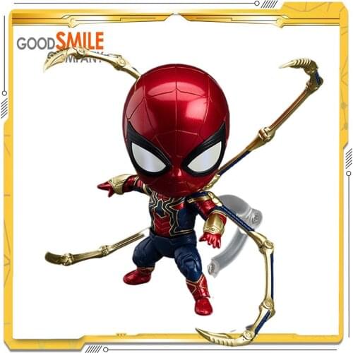 Original GSC Avengers: Infinity War Spider-Man 1037 Anime Action Figur Toy for Child Halloween Gift