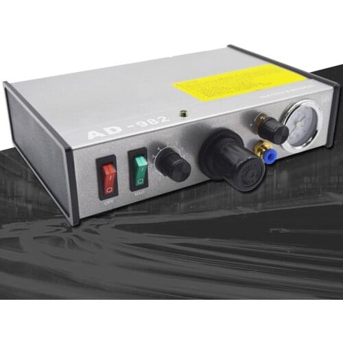 110V 220V Semi-Auto Glue Dispenser PCB Solder Paste Liquid Controller Dropper Dispensing Controller Fluid Flux Dropper Dispenser