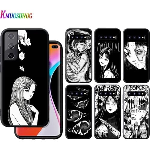 Silicone Cover Horror Comic Tomie For Samsung Galaxy S21 S20 FE Ultra S10 S10e Lite S9 S8 S7 Edge Plus Phone Case