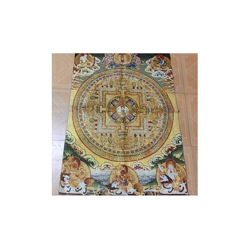 Tibetan Nepal Silk Embroidered Thangka Tara Tibet Buddha Thangka