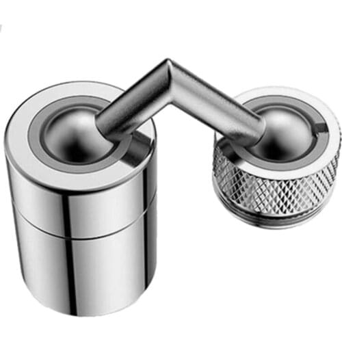 Universal Anti Splash Filter Faucet 720° Rotate Water Outlet Water Saving Nozzle Sprayer Head with 4-Layer Net Filter