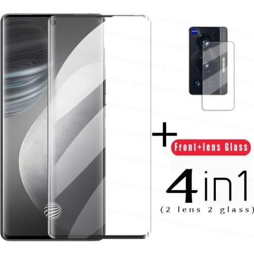 Tempered Glass For Vivo X70 Pro Glass 3D Full Curved Cover Glass For Vivo X70 X60 X50 Pro Plus Screen Protector HD Caerma Lens
