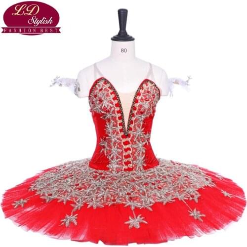 Women White Ballet Tutu Swan Lake Stage Wear Adult Classical Ballet Dance Performance Competition Costumes Girls Ballet Skirt