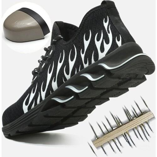 Winter Safety Shoes Anti-smashing Anti-piercing Steel Toe Cap Work Shoes Non-slip Waterproof Casual Wear-resistant Safety Shoes