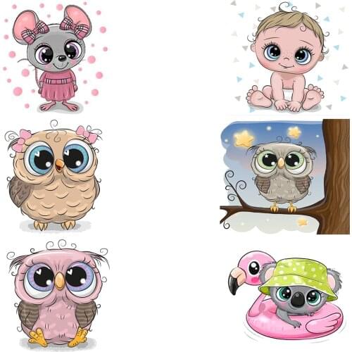 Muxn 5D Diamond Painting Animal Environmental Crafts Full Diamond Embroidery "Cartoon Animal Landscape" Home Decoration Art Gift