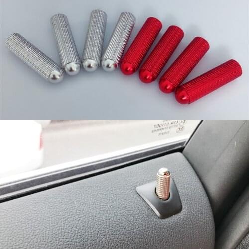 Aluminum alloy Car Door lock Pin Door Screw Knob Cap Cover Trim For BMW 1 2 3 5 7 X1 X5 F10 F02 F07 E70 E84 E90 F35 F18 E70 E89