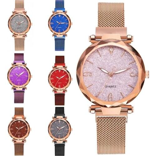 Starry Sky Watch Top Brand Luxury Magnetic Watches women Lady Wrist Watch Mesh Female Clock Rose Gold watches relogio feminino