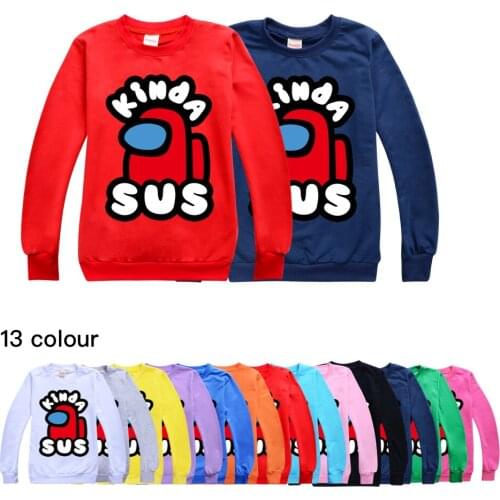 Kids fashion cotton round neck spring and autumn long sleeve T-shirt boys and girls casual sweatshirt baby print hip-hop top