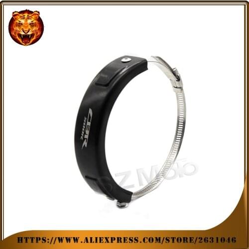 For HONDA CBR500R CBR500 CBR Motorcycle Silencer Round Oval Exhaust Protector Protect Can Cover 2017 2018 2016 Scope 100mm-140mm
