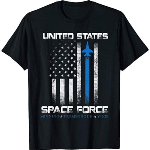 United States Space Force Winning Tremendous Yuge T-Shirt. Summer Cotton O-Neck Short Sleeve Mens T Shirt New S-3XL