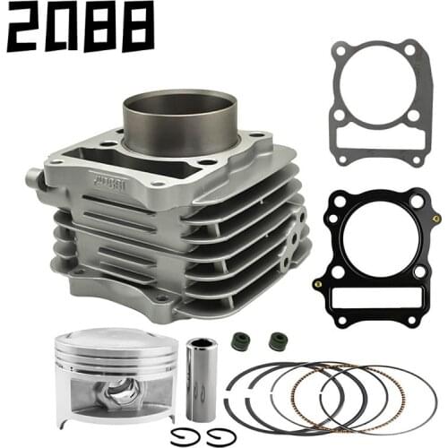 High Quality Motorcycle Cylinder Piston Ring Gasket Kit For Qingqi QM200GY GTX200 GS199 QM GTX 200 200cc Engine Spare Parts