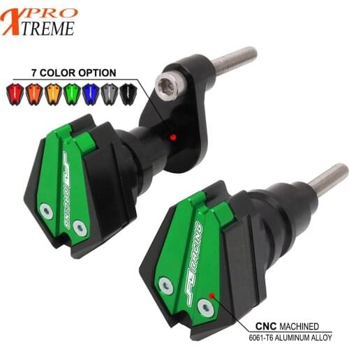 Motorcycle CNC Body Work Falling Guard Protection Crash Pad Frame Slider For Kawasaki Ninja ZX6R zx-6r 2007-2008