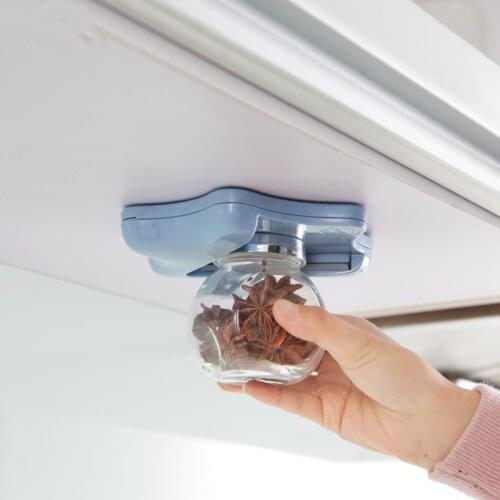 Wall Mounted Bottle Opener Anti-slip Can Openers Multifunction Seasoning Jar Beer Bottle Screw Cap Type Opener Kitchen Tools