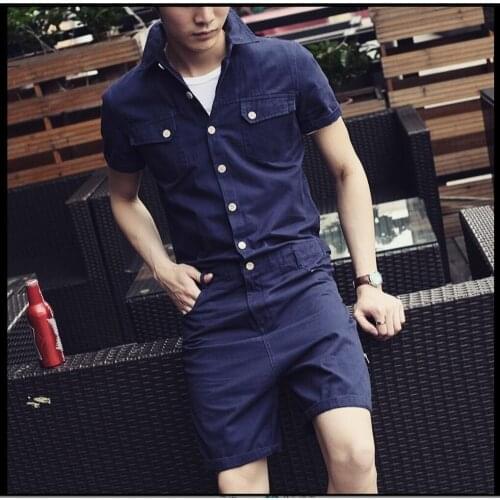 Hot 2020 New Men And Women Overalls Siamese Pants Casual Slim Sleeve Solid Color Leotard Mens Jumpsuit Costumes