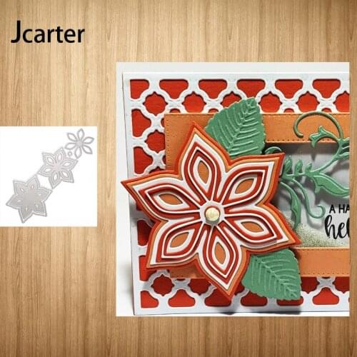 2021 New Arrival Metal Cutting Dies Flowers Hollow Star Craft Handmade Knife Mould Blade Punch Stencils Dies Cut Scrapbook Model