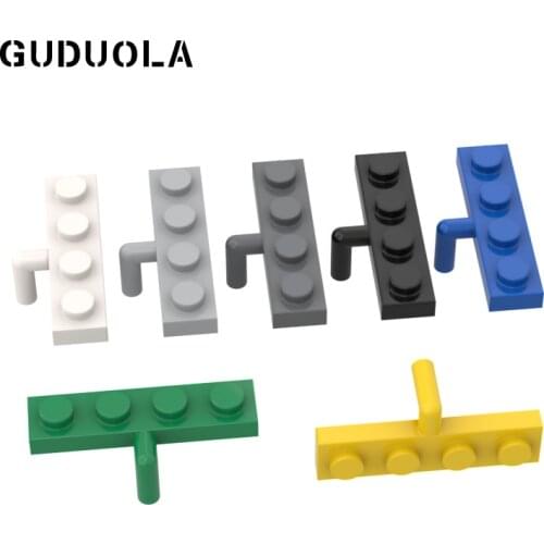 GuduolaSpecial Brick Plate 1x4 with Arm 29169 /30043 MOC Building Block DIY Education Toys Parts 30pcs/LOT