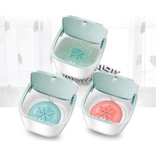 Mini Portable Washing Machine Washer Rotating USB for Travel Camping RV