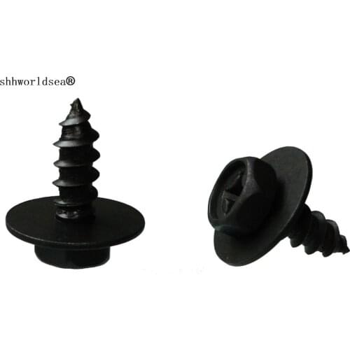 Shhworldsea Free Shipping 100PCS Hexagon head self-drilling screw car metal fasteners auto metal clips automotive retainer clip