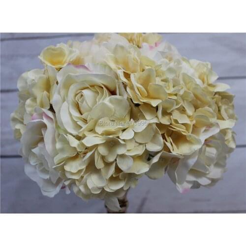 SPR 30CM champangea 10pcs/lot wedding road lead artificial flower ball wedding table flowers centerpiece flower balls decoration