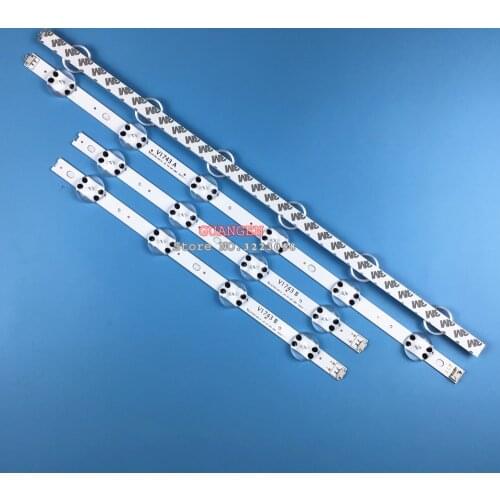 10set=40pcs(20pcs*A+20PCS*B) LED Strip for LG 43UJ6565 43UJ6525 43LV340C 94V-0 43'' V17 ART3 2867 TV 43LJ614V 43UJ670V LC430DQE