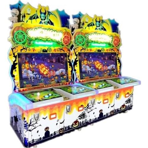 Coin type vertical fishing video gaming table game 42 inches