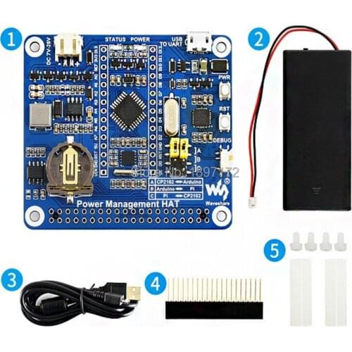 Raspberry pi embedded arduino mcu and rtc for raspberry pi 3B 4B
