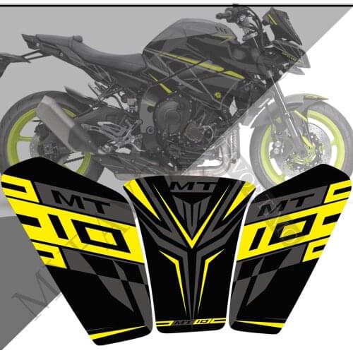 Motorcycle Tank Pad Protector For Yamaha MT10 FZ MT - 10 Stickers Fairing Fender Knee Decal Fuel 2016 2017 2018 2019 2020 2021
